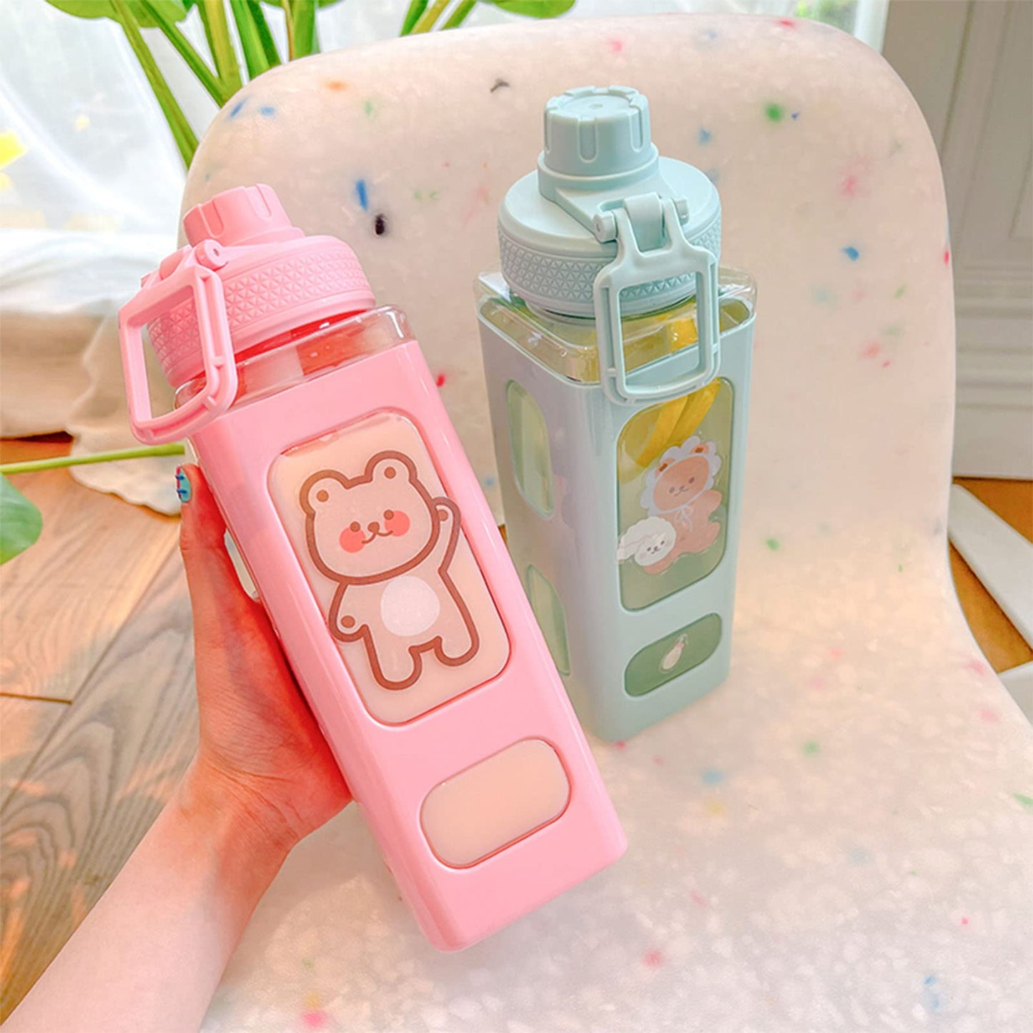 Hydration Buddy: Cute & Leak-Proof Water Bottle (700ml)