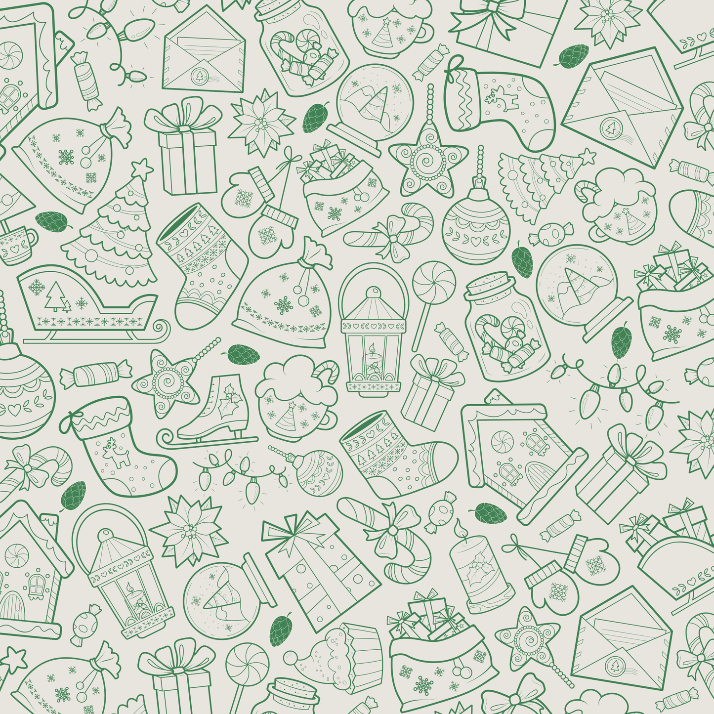 Christmas Printed Scarf