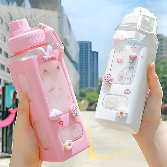 Hydration Buddy: Cute & Leak-Proof Water Bottle (700ml)