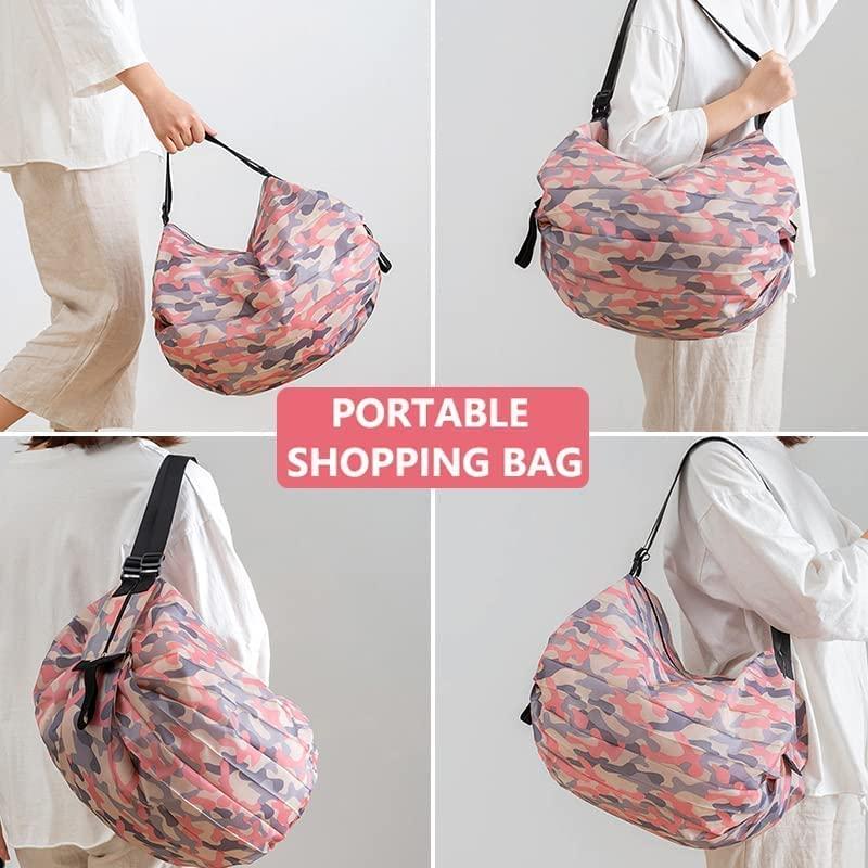 Foldable & Reusable Shopping Tote Bag