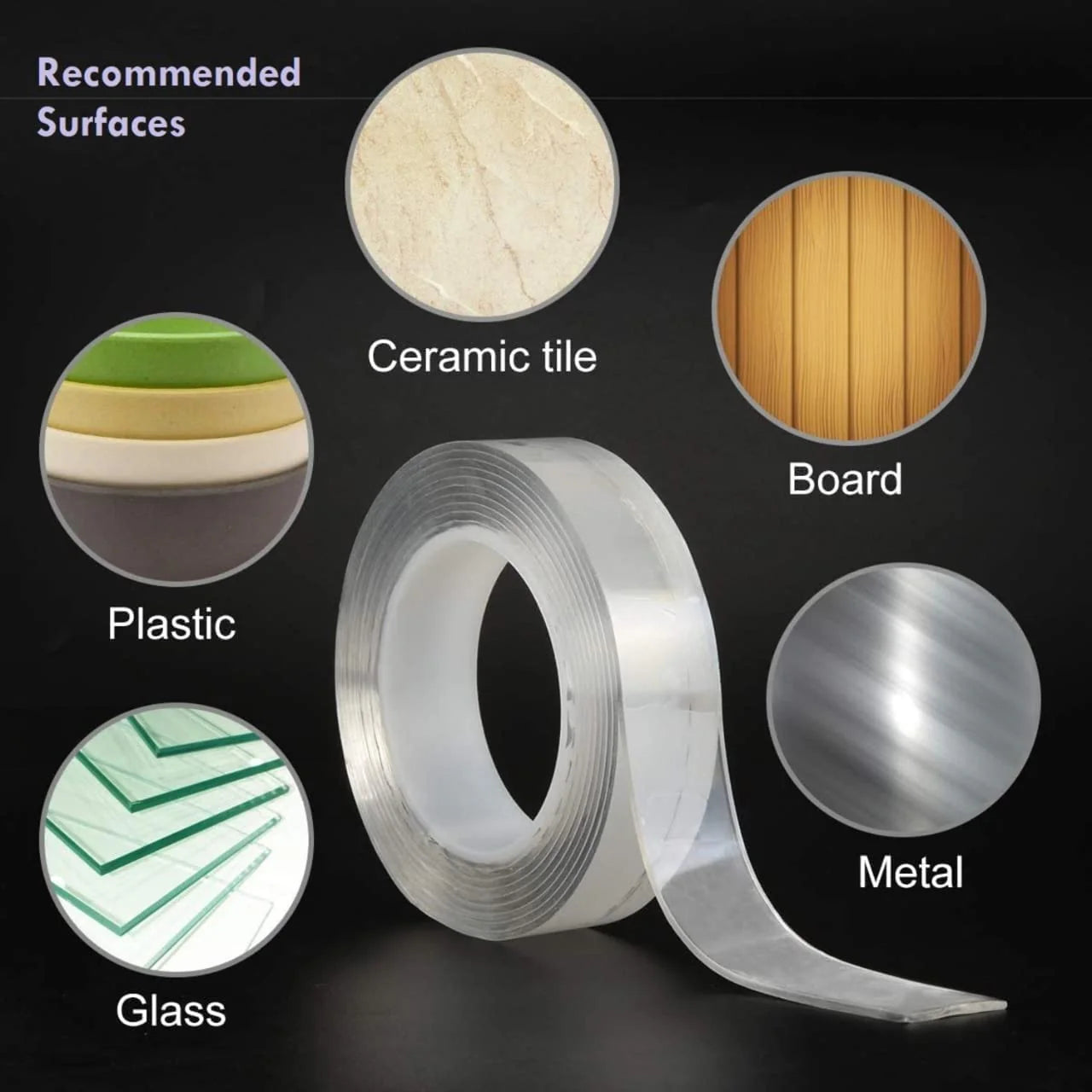 Multipurpose Double Sided Ivy Grip Tape (3 Meter, Pack of 2)