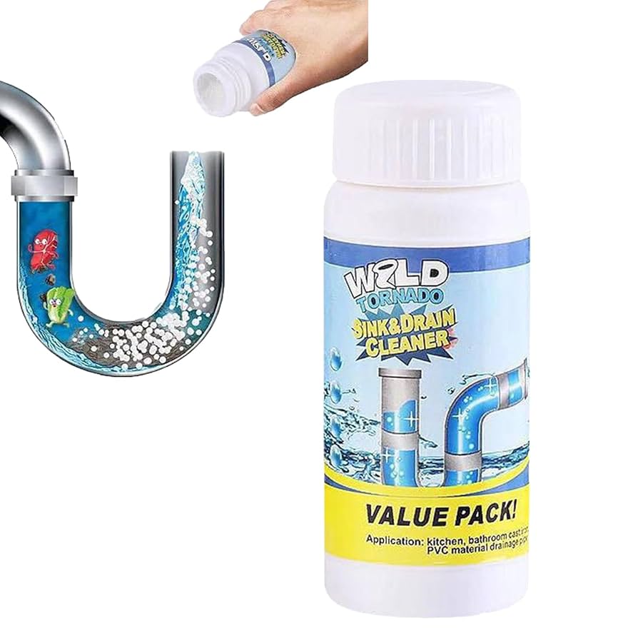 Powerful Drain Blockage Sink Cleaner Powder (Pack of 2)