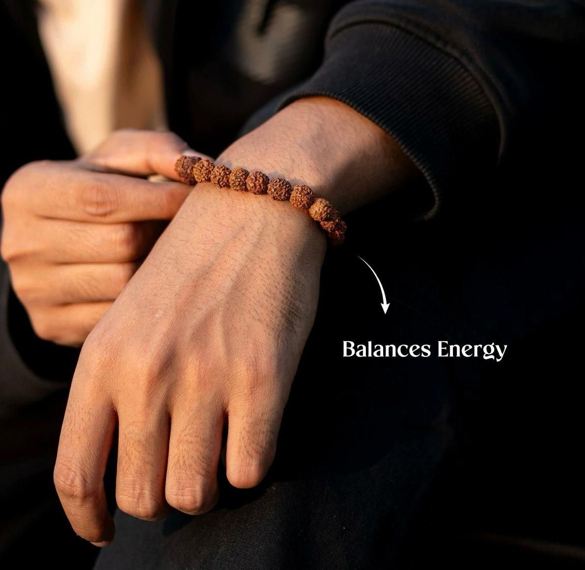 Prosperity & Protection: 7 Mukhi Rudraksha Bracelet for Men
