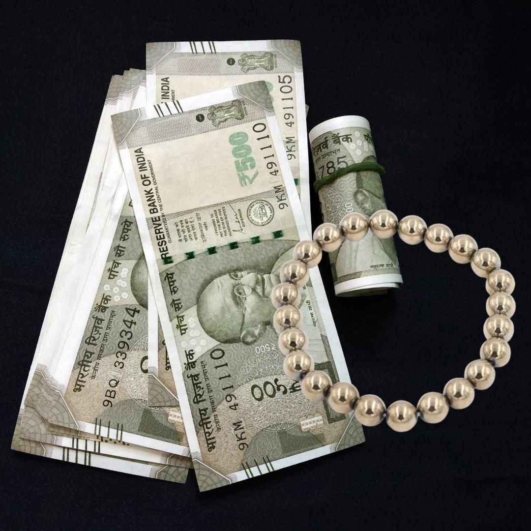 Prosperity Golden Pyrite Bracelet (8mm Beads)