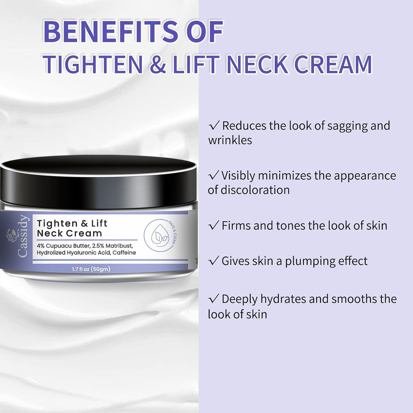CASSIDY "Lift & Sculpt" Neck Cream (50g)