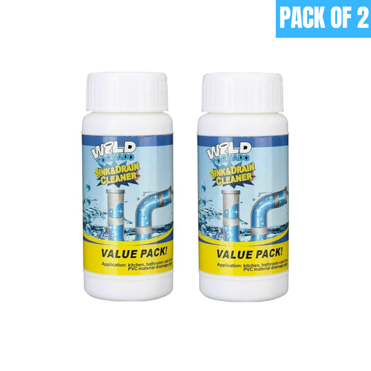 Powerful Drain Blockage Sink Cleaner Powder (Pack of 2)