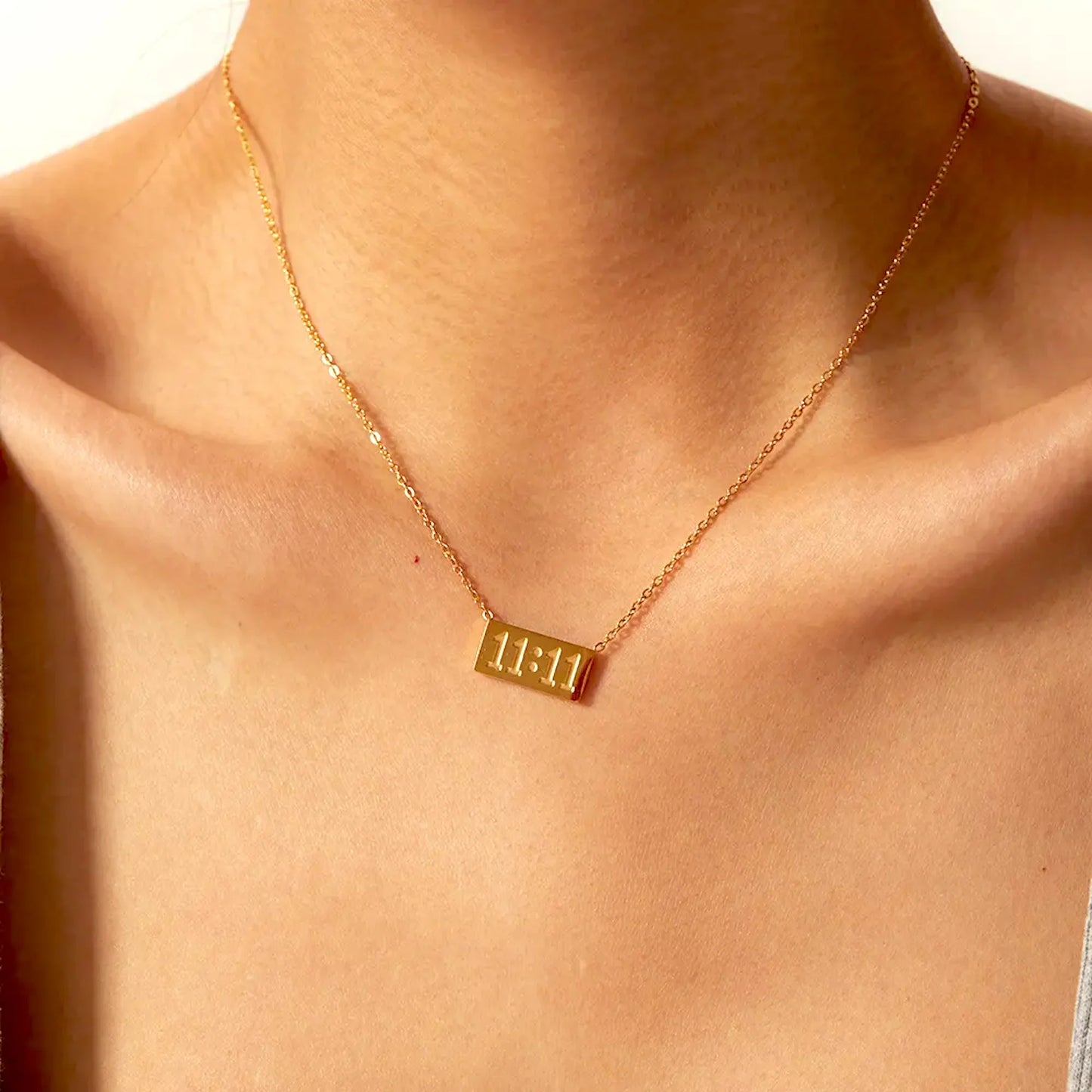 1111 Angel Number Necklace-soristyle