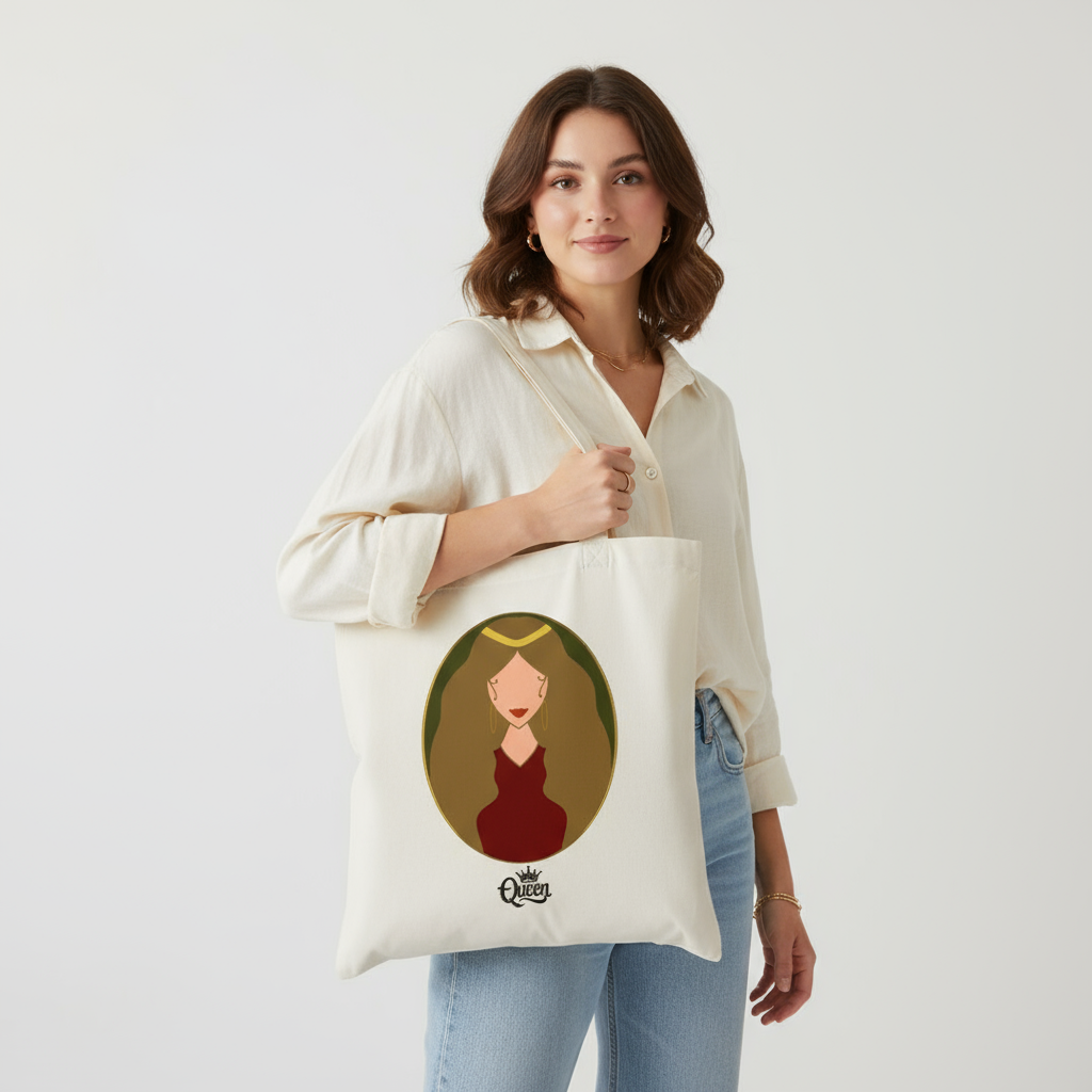 Women’s Art Tote Bag – Eco Cotton Canvas Carry-All