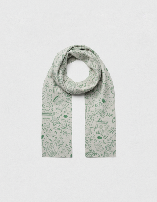 Christmas Printed Scarf