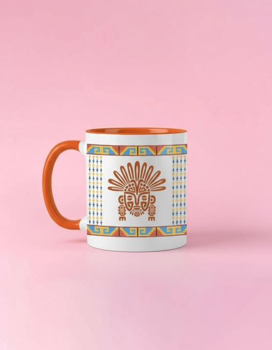 Color Coffee Mug – Tribal Print