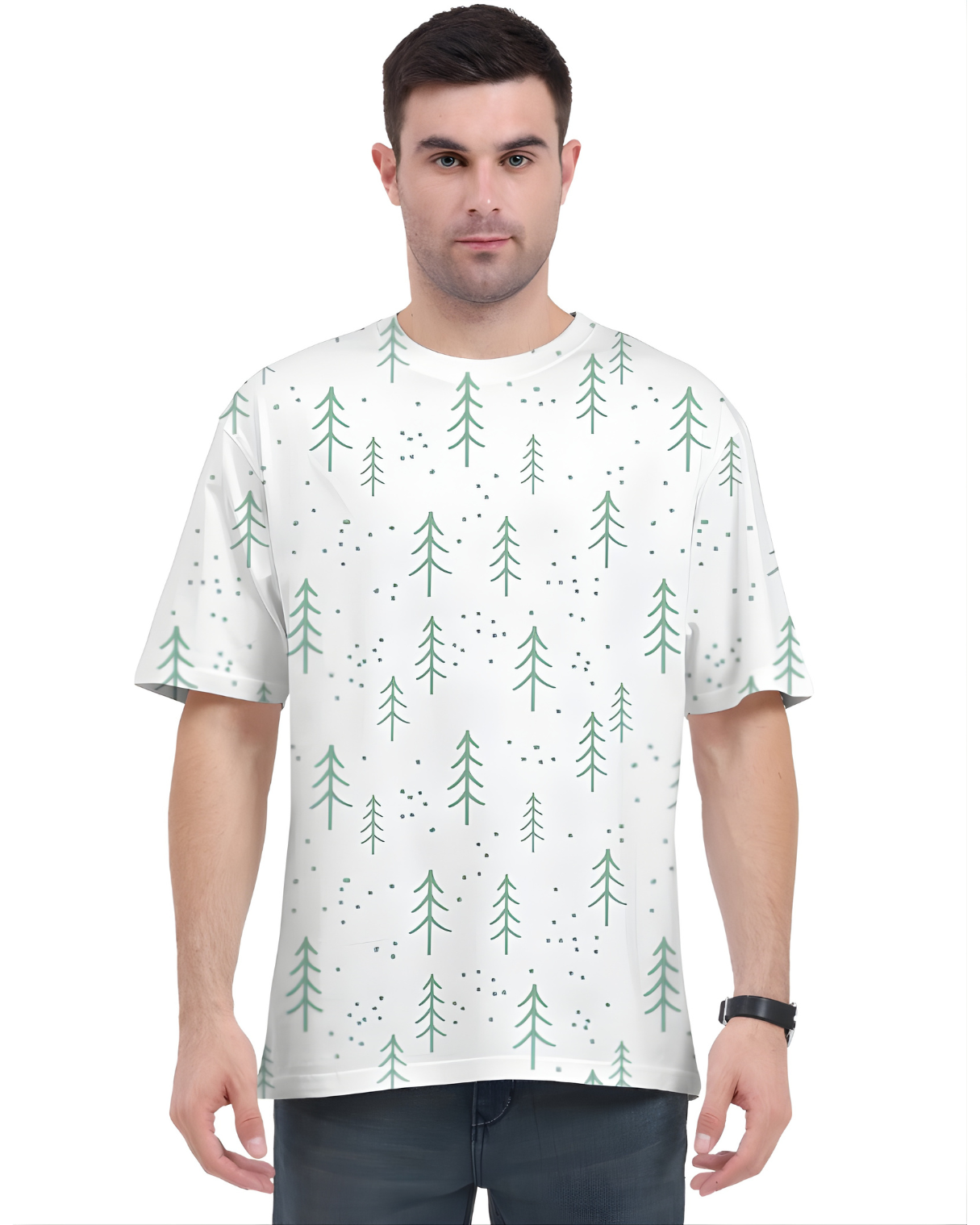 Unisex AOP Oversized Tee – Pattern Printed