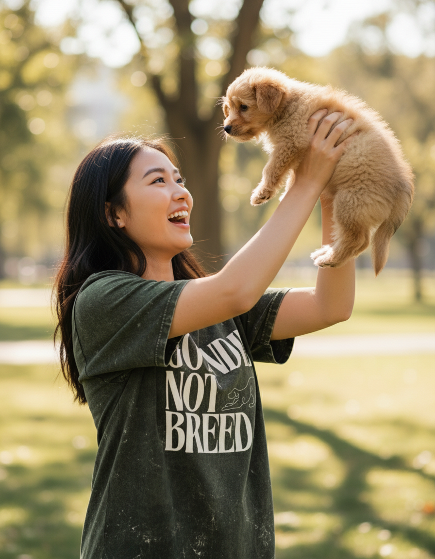 Unisex Acid Washed Oversized Tee